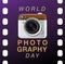 World photography day , eventÂ , vector, logo, Typography